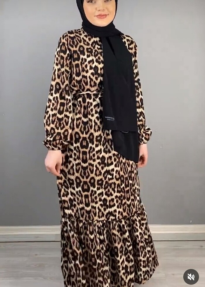 Leopar elbise  - Görsel 2