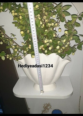 H&M H&M hemen istiridye vazo beyaz boyasız