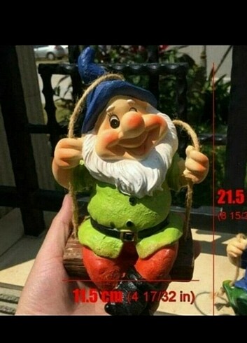 10 adet sallanan cüce hamnboyasız