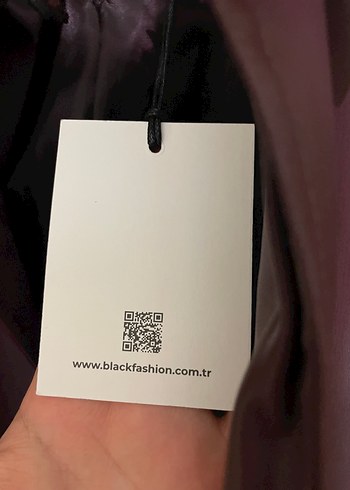 Bordo kısa deri mont - Görsel 5