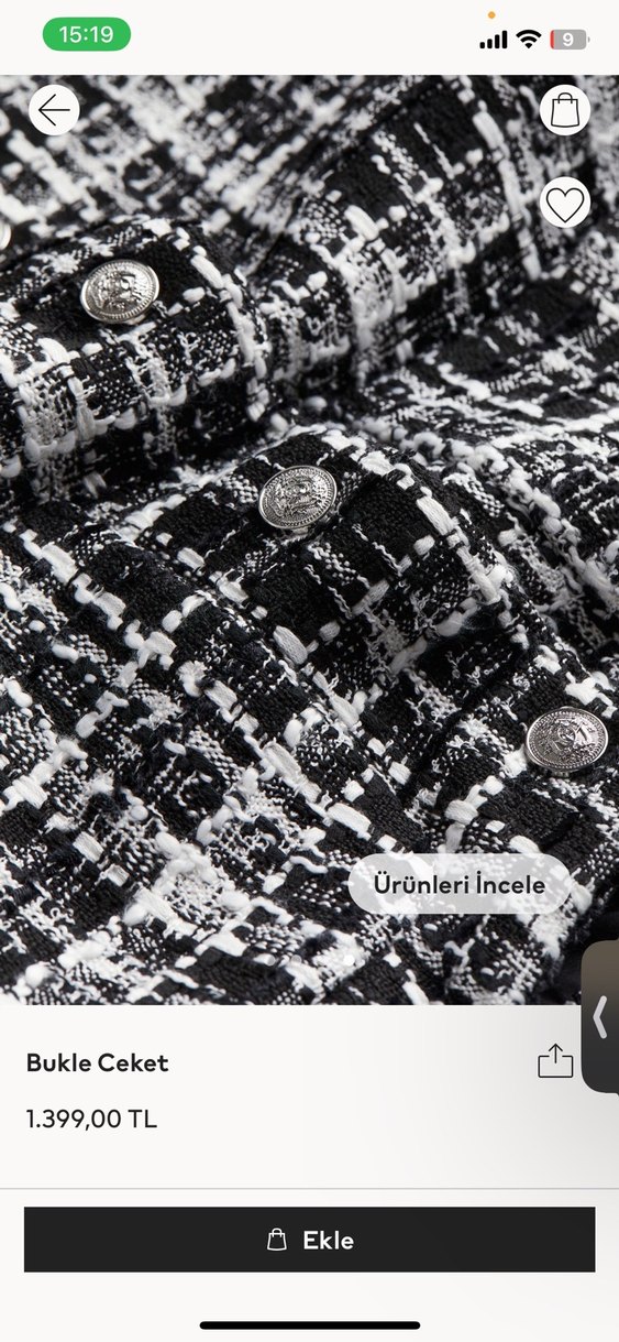 H&m bukle ceket - Görsel 4