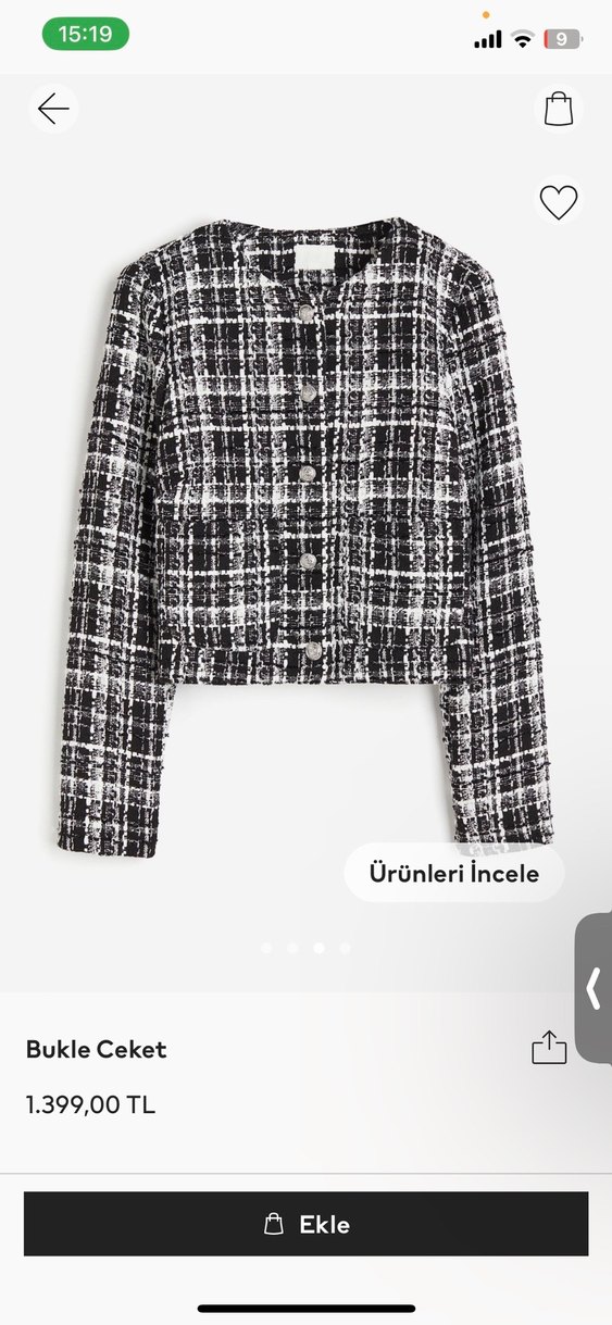 H&m bukle ceket - Görsel 5