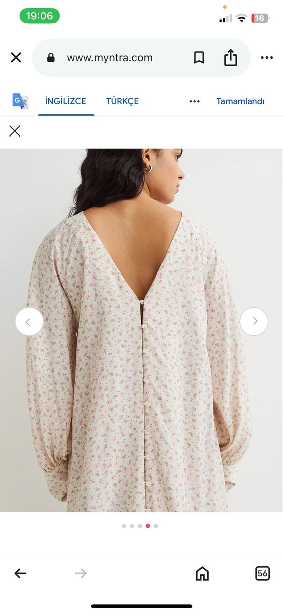 H&M oversize günlük elbise - Görsel 2