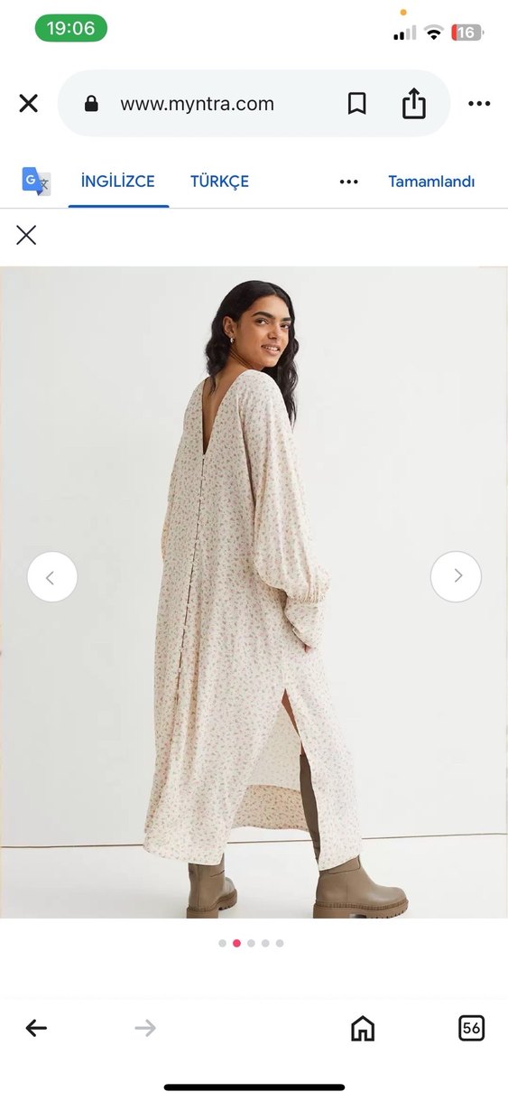 H&M oversize günlük elbise - Görsel 4