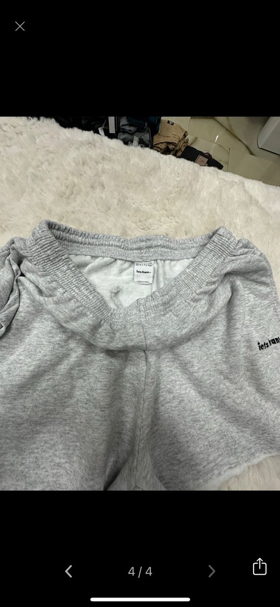 İets frans pamuklu oversize şort - Görsel 3