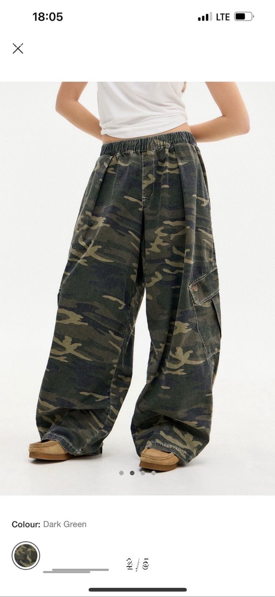 Bdg Baggy kamuflaj pantolon - Görsel 2