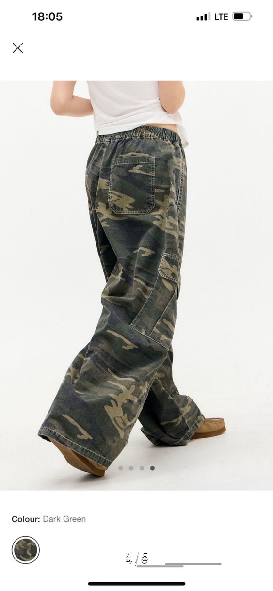 Bdg Baggy kamuflaj pantolon - Görsel 4