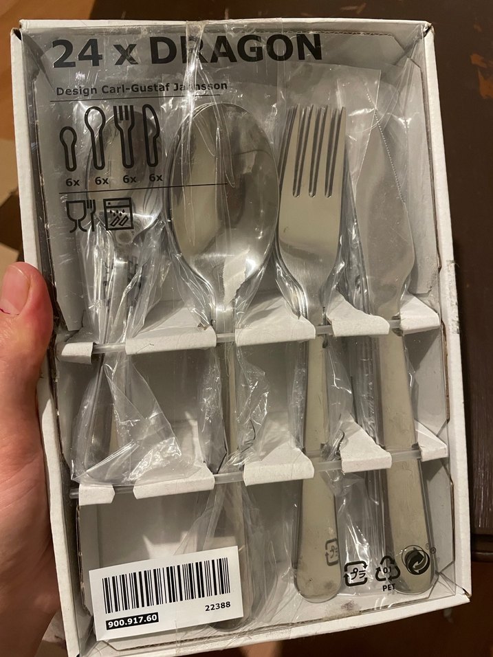 İkea 6 lı çatal kaşık bıçak seti - Görsel 2