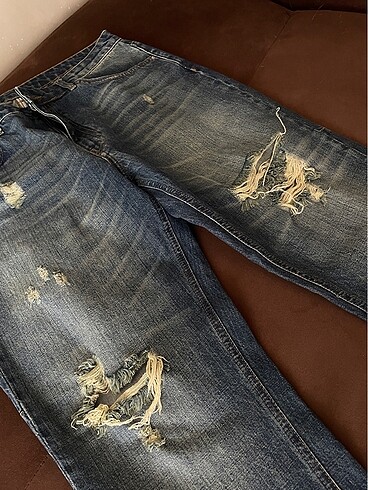 xl Beden Y2k jean kot pantolon düşük bel