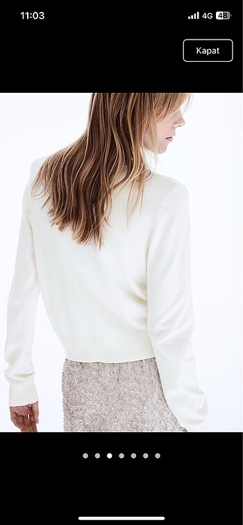 H&M H&m triko hırka basic hırka