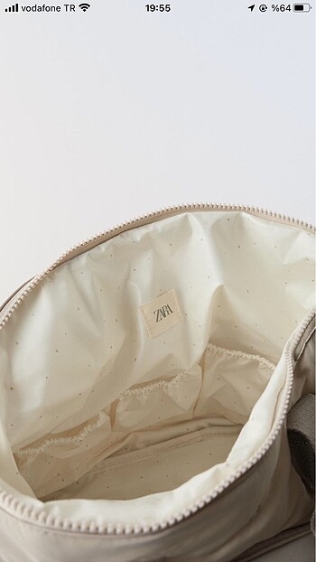 xl Beden gri Renk Zara bebek balım çantası