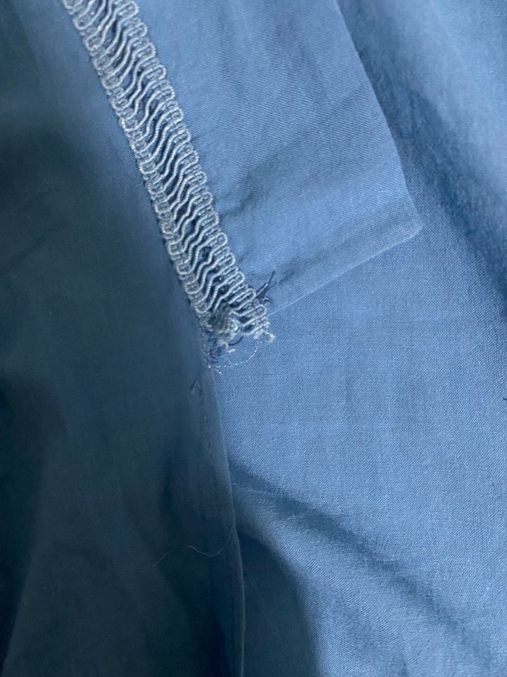 Uzun Mavi Bohem Salaş Kadın Elbise - Görsel 5