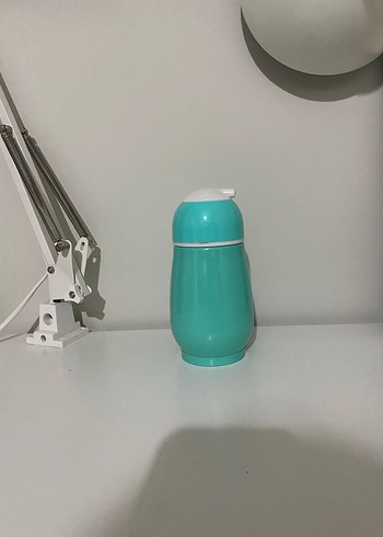 Turkuaz Çocuk Termosu Tavşan Desenli - Görsel 2