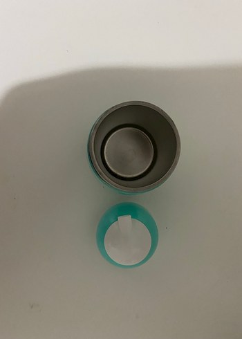 Turkuaz Çocuk Termosu Tavşan Desenli - Görsel 3