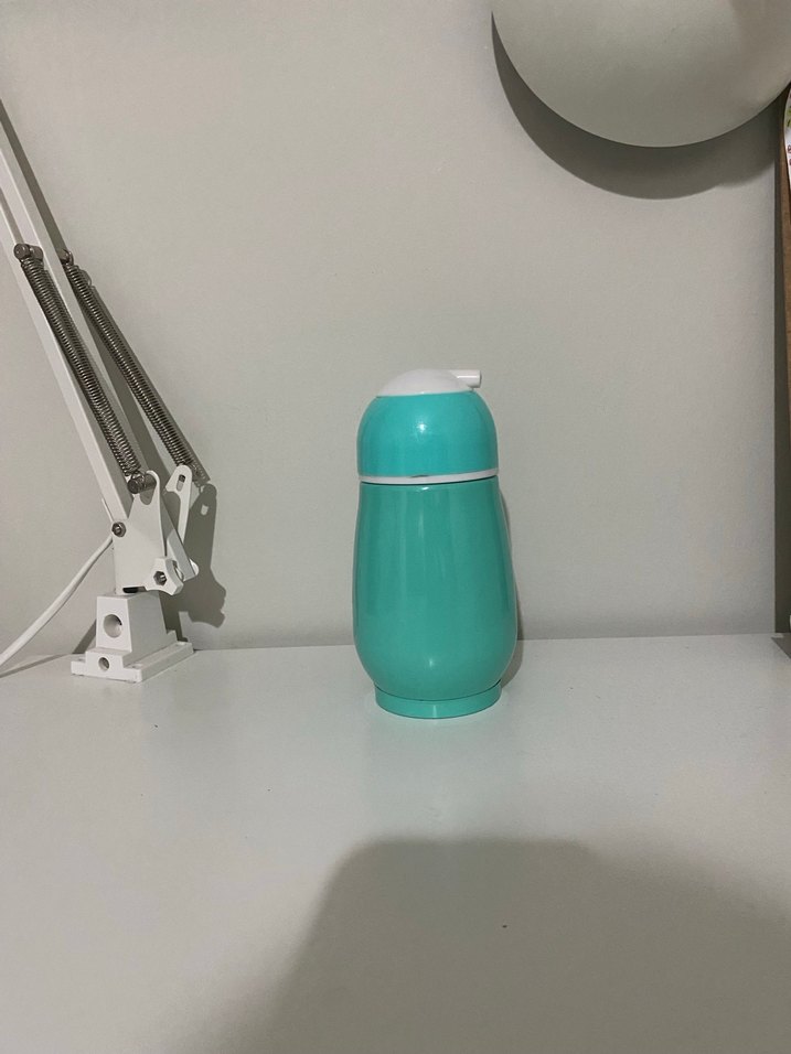 Turkuaz Çocuk Termosu Tavşan Desenli - Görsel 2