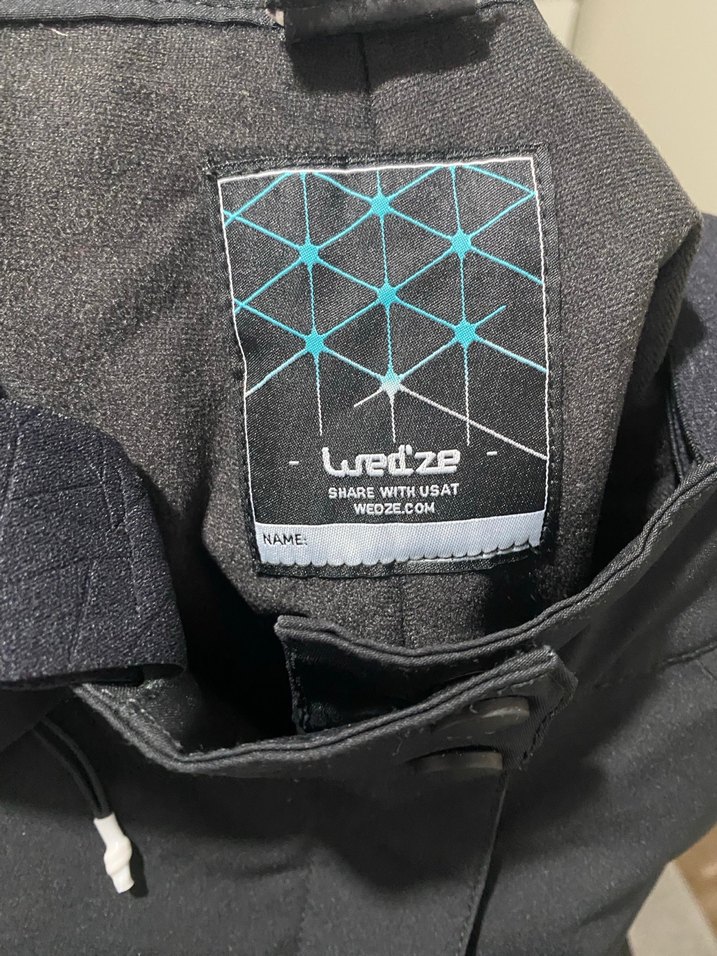 Siyah Erkek Kayak Pantolonu Askılı ve Kemerli - Görsel 3