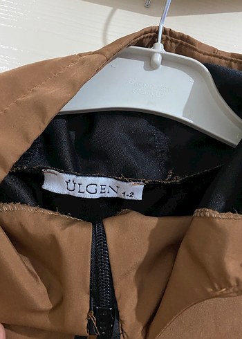 Kahverengi Yarım Fermuarlı Midi Ceket - Görsel 3