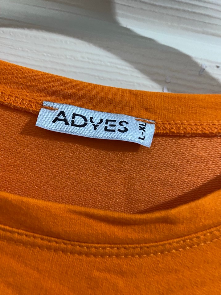 Turuncu, Uzun Kollu, Salaş Tunik - Görsel 3