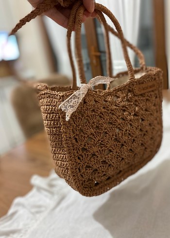 Bohem Örgü Kadın Çanta - Görsel 3
