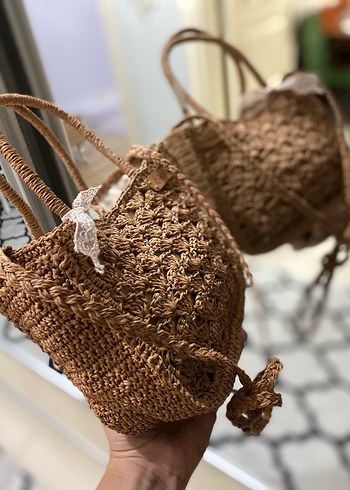 Bohem Örgü Kadın Çanta - Görsel 4