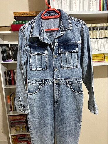 l Beden mavi Renk Mila jeans tulum