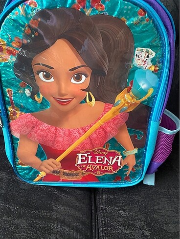 Disney Prenses Elena ilkokul Çanta Seti - Görsel 5