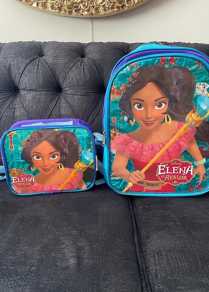 Disney Prenses Elena ilkokul Çanta Seti - Görsel 2