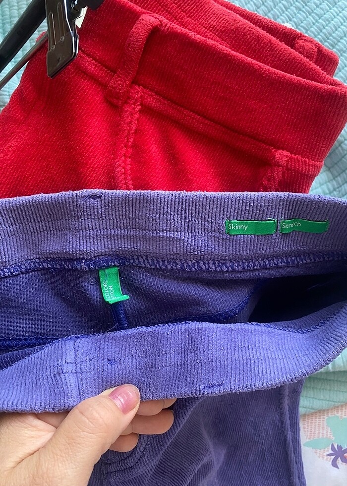 Benetton Kadife Tayt - Görsel 3