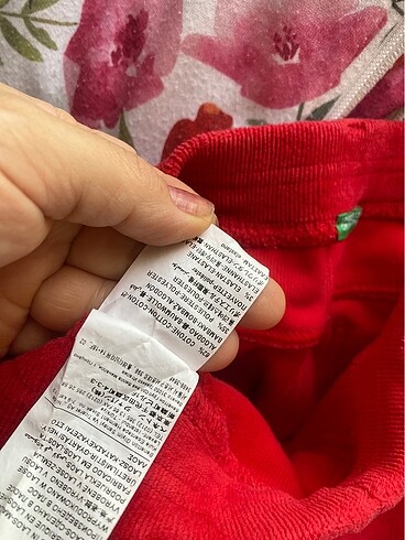 Benetton Kadife Tayt - Görsel 5