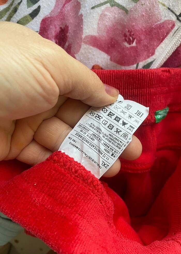 Benetton Kadife Tayt - Görsel 4