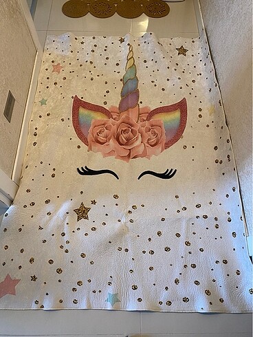 Unicorn Temalı Çocuk Odası Halısı - Görsel 7