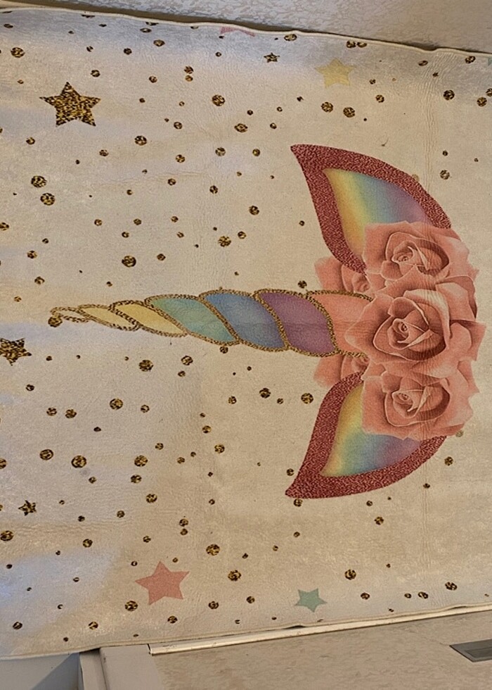 Unicorn Temalı Çocuk Odası Halısı - Görsel 5