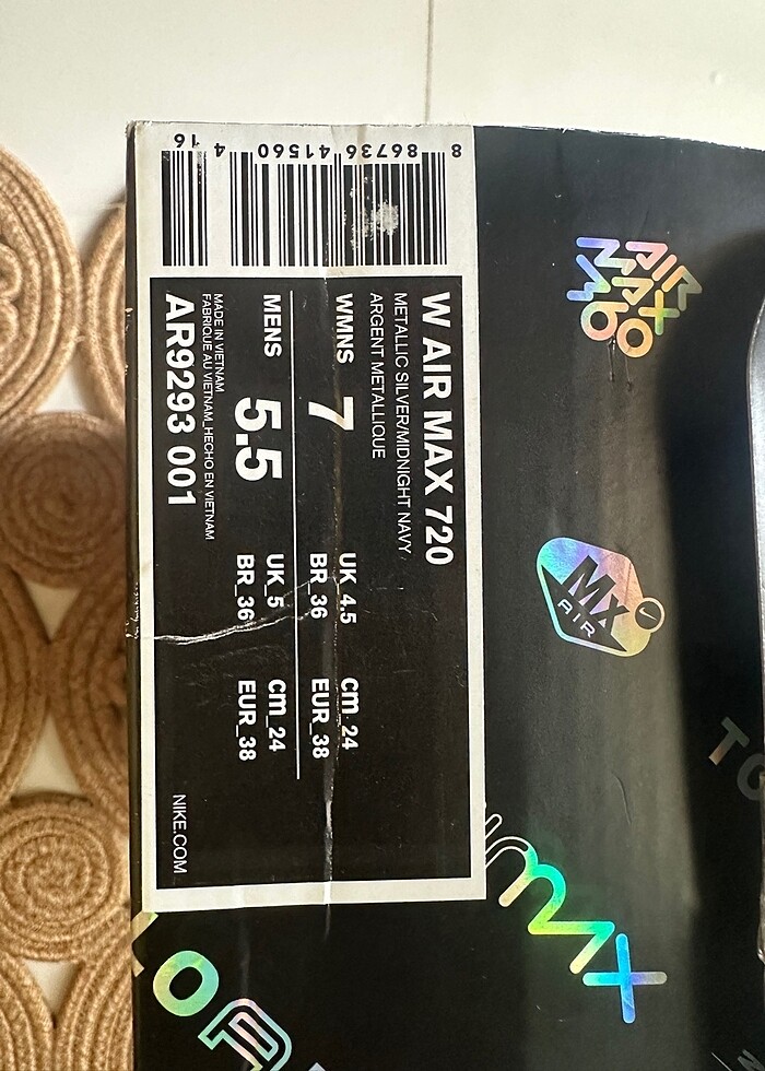 Nike air max 720 spor ayakkabı - Görsel 5