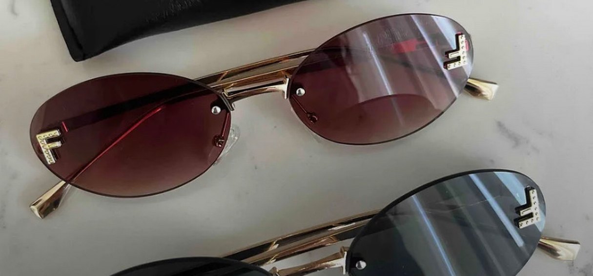 Fendi güneş gözlüğü kahverengi siyah tek adet fiyatı - Görsel 3