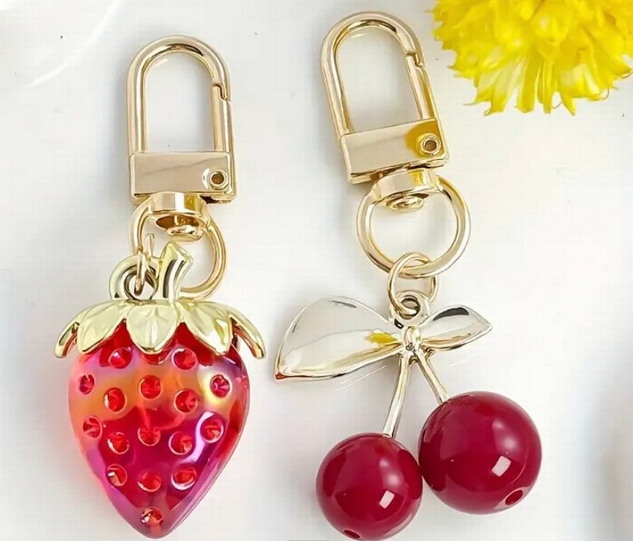 ÇANTA CHARM Kiraz Çilek - Görsel 2