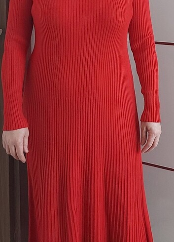 Ekol on marka triko kırmızı elbise