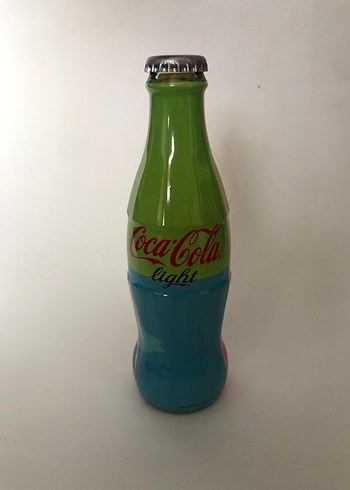 Yeşil Mavi Coca-Cola Bebek Şişesi