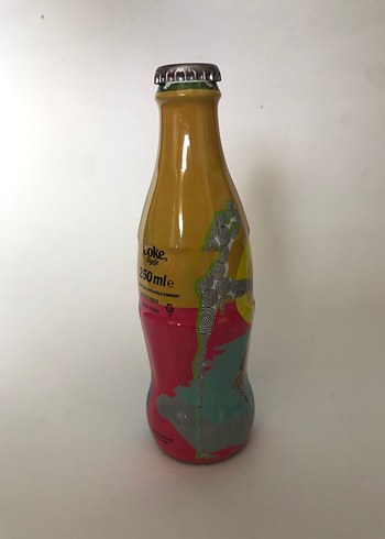 Beden Yeşil Mavi Coca-Cola Bebek Şişesi