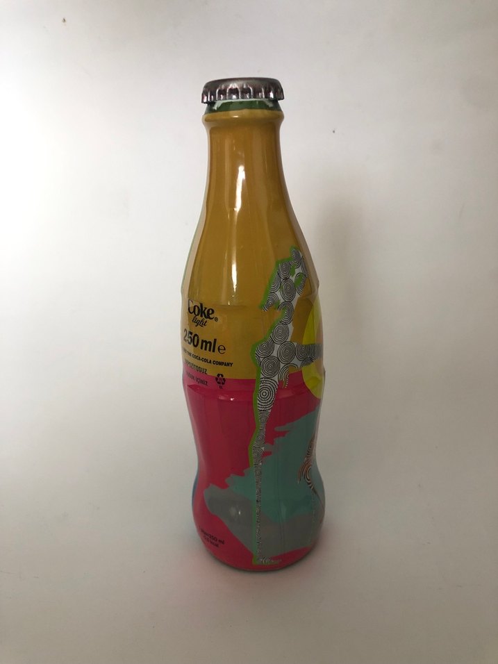 Yeşil Mavi Coca-Cola Bebek Şişesi - Görsel 2
