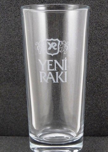 Yeni Rakı Yazılı Cam Bardak