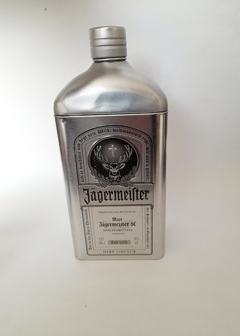 Jägermeister Vintage Gri teneke kutusu