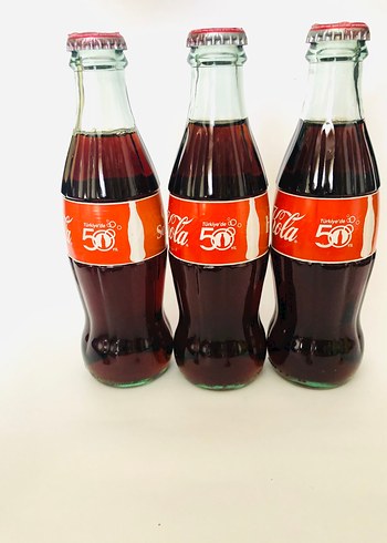 Coca cola 50.yıl hatıra şişeleri - Görsel 2