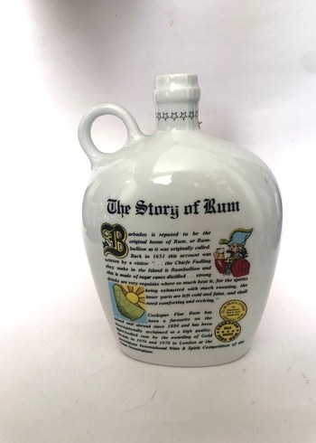 Cockspur Fine Rum 750 ml porselen Şişe - Görsel 2