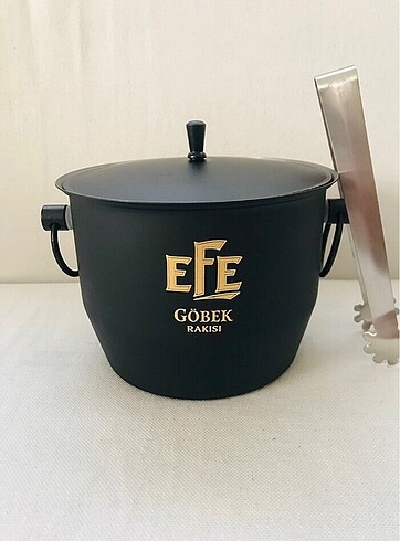Efe göbek rakısı buz kovası metal