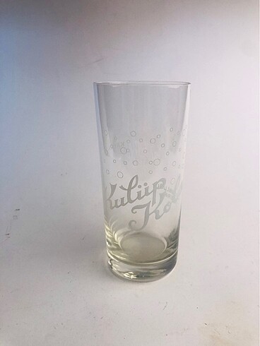 Eski dönem kulüp kola cola meşrubat gazoz bardağı