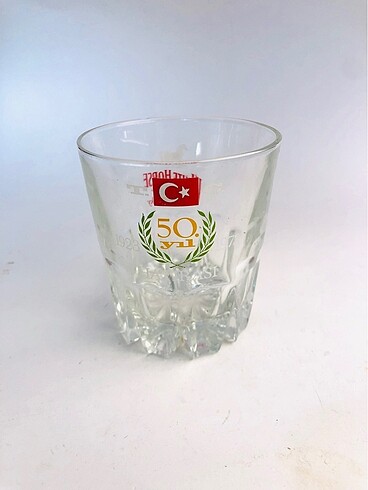 Cumhuriyetin 50.yılı hatıra viski bardağı