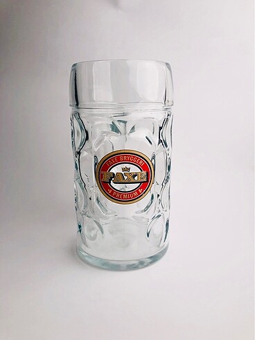 FAXE bira 1 litre cam bardak kulplu