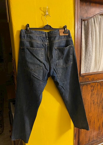 Gri Loose Fit erkek Denim Jean - Görsel 3