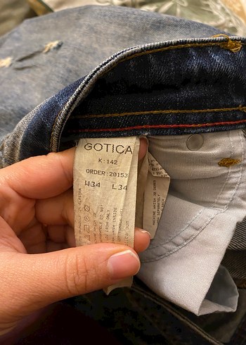 Gri Loose Fit erkek Denim Jean - Görsel 5