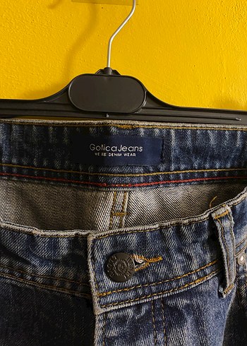 Gri Loose Fit erkek Denim Jean - Görsel 2